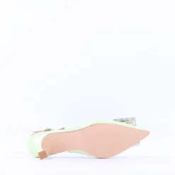 Women Sorento Shelbourne Brooch Slingback Heel - Lime