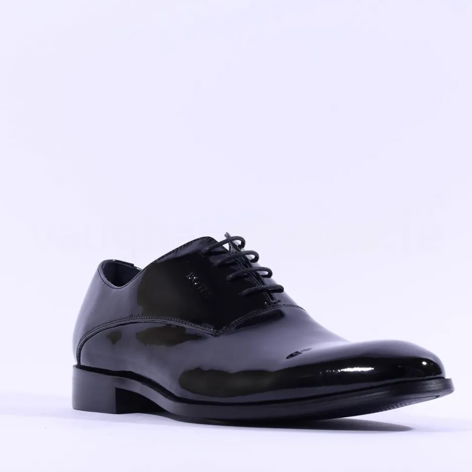Tommy Bowe Simonds Laced Plain Toe - Black Patent