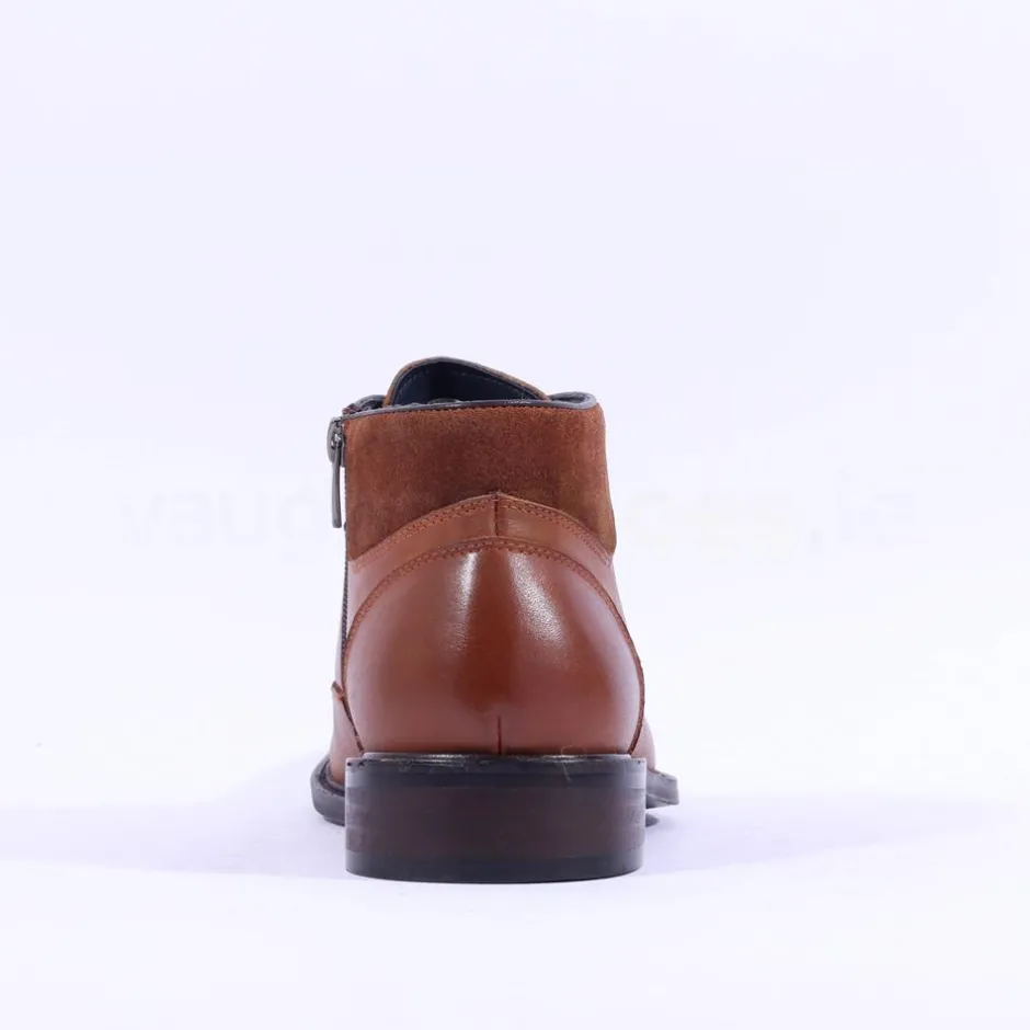 Escape Men Singspiel Laced Boot - Brandy