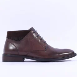 Escape Men Singspiel Laced Boot - Mahogany