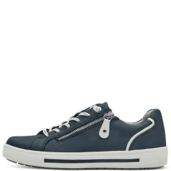 Women Jana Sitane Elasticated Lace Trainer - Navy