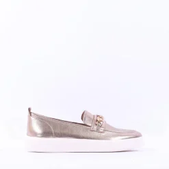 Women Tamaris Skylar Slip On Link Shoe - Gold