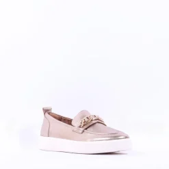Women Tamaris Skylar Slip On Link Shoe - Gold