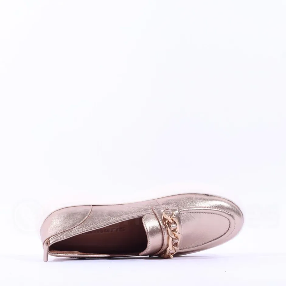 Women Tamaris Skylar Slip On Link Shoe - Gold