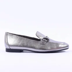 Women Paul Green Slip On Buckle Detail Loafer - Gun Metal