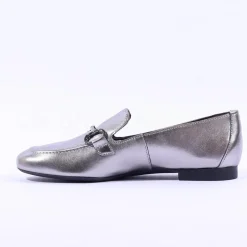 Women Paul Green Slip On Buckle Detail Loafer - Gun Metal