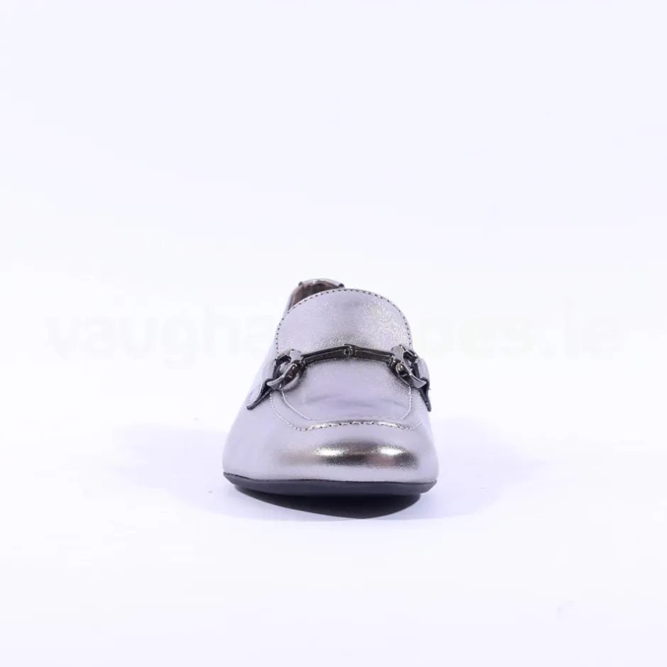 Women Paul Green Slip On Buckle Detail Loafer - Gun Metal