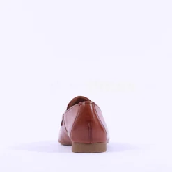 Women Paul Green Slip On Buckle Detail Loafer - Cognac Leather