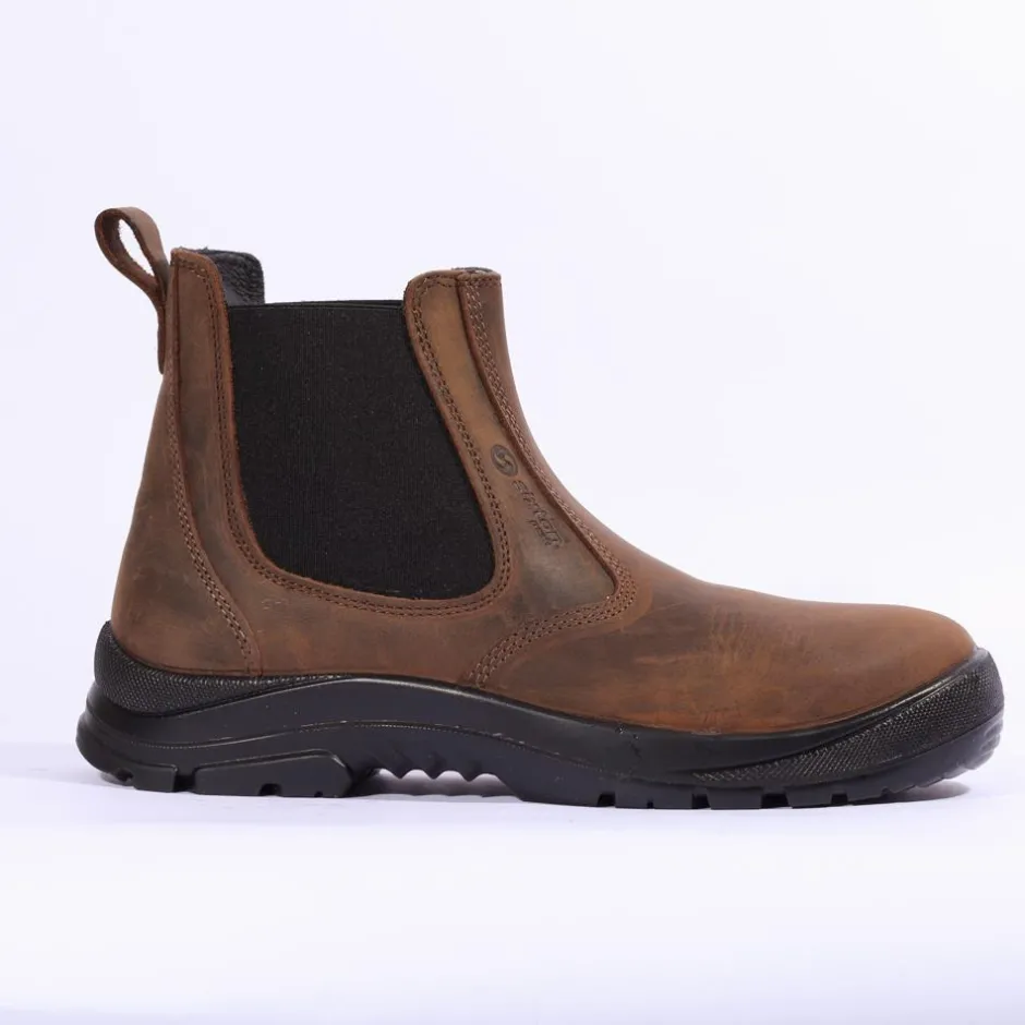 Sixton Slip On Dealer Boot S3 - Brown