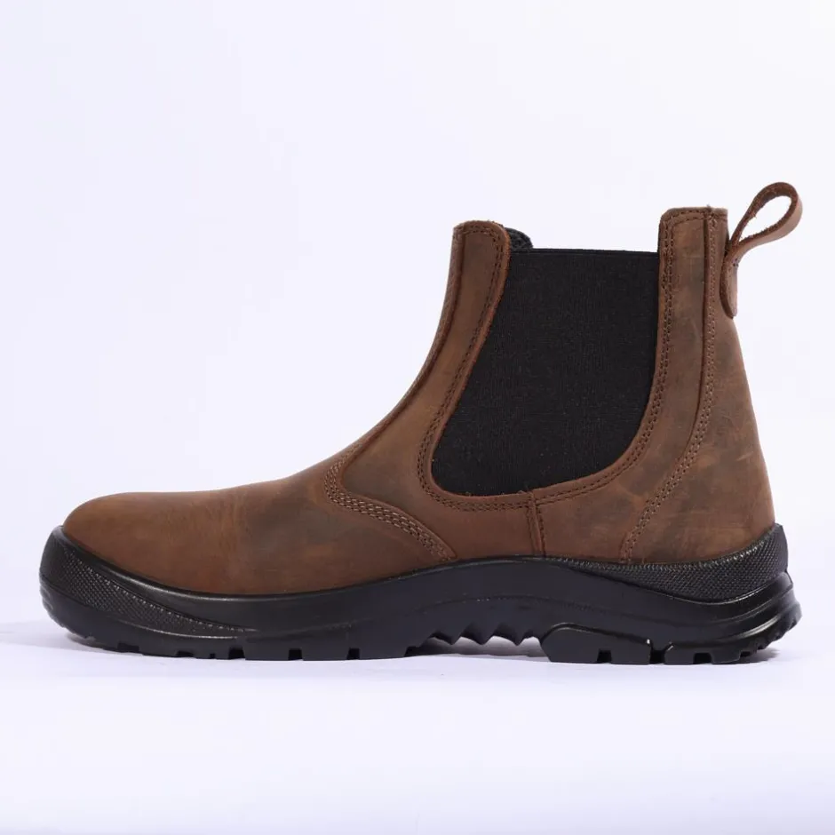 Sixton Slip On Dealer Boot S3 - Brown
