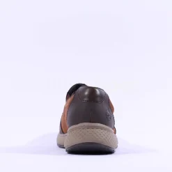 Rieker Men Slip On Shoe - Brown Nubuck