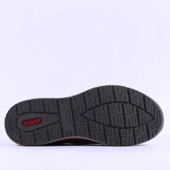 Rieker Men Slip On Shoe - Brown Nubuck
