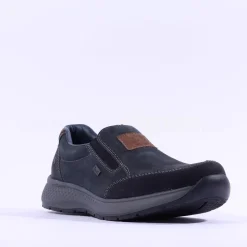 Rieker Men Slip On Shoe - Navy Nubuck