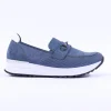 Women Rieker Slip On Shoe Link Detail - Blue