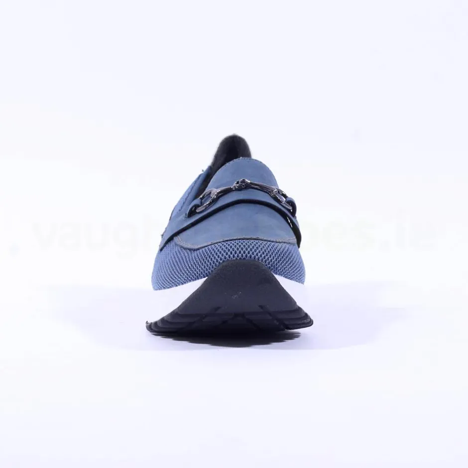 Women Rieker Slip On Shoe Link Detail - Blue