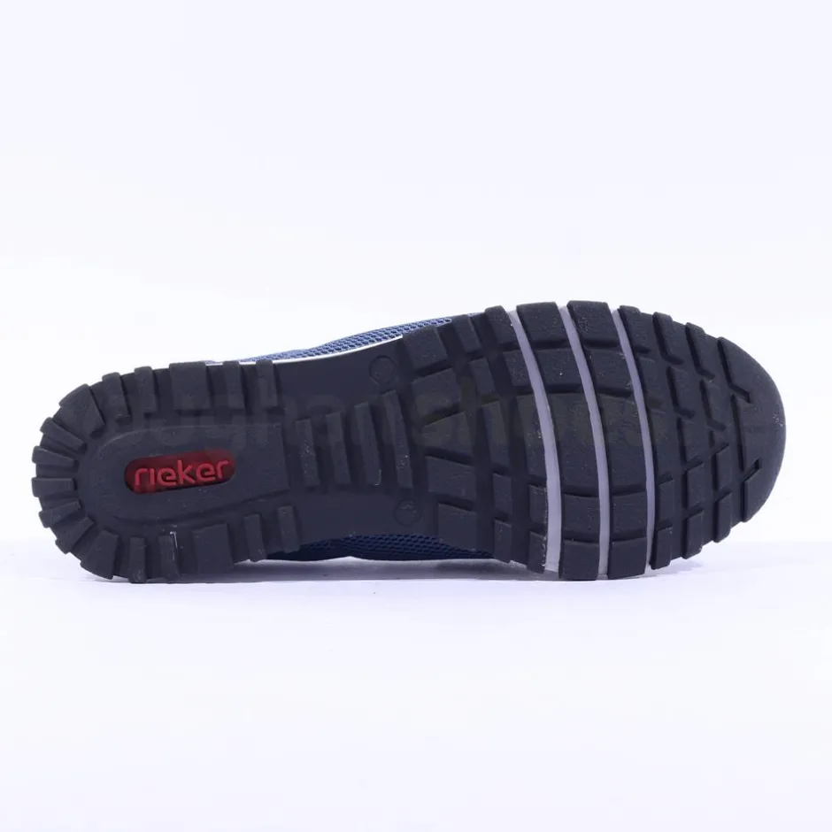 Women Rieker Slip On Shoe Link Detail - Blue