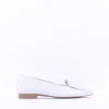 Women Paul Green Slip On Square Detail Loafer - Ivory
