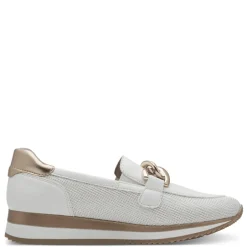 Women Jana Somon Loafer With Link Detail - White Rose Gold