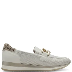 Women Jana Somon Loafer With Link Detail - Beige Leopard Combi