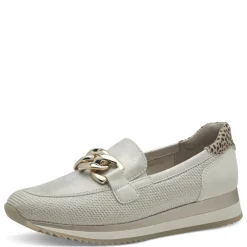 Women Jana Somon Loafer With Link Detail - Beige Leopard Combi