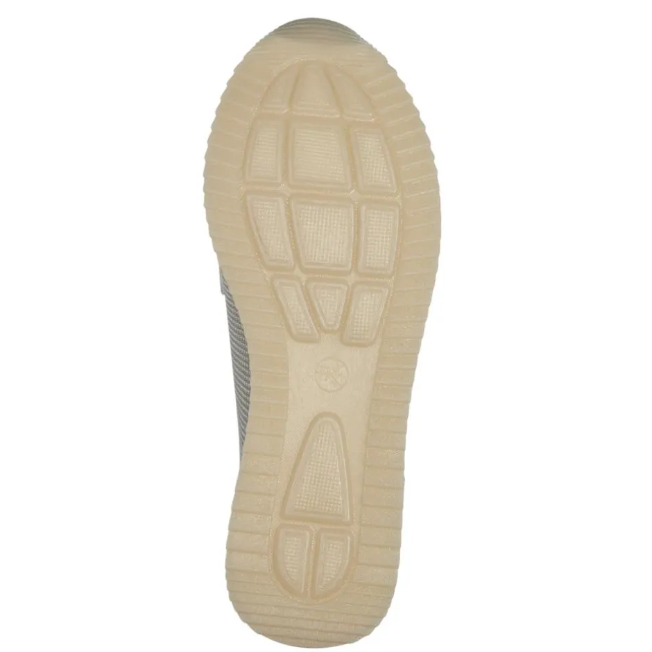 Women Jana Somon Loafer With Link Detail - Beige Leopard Combi