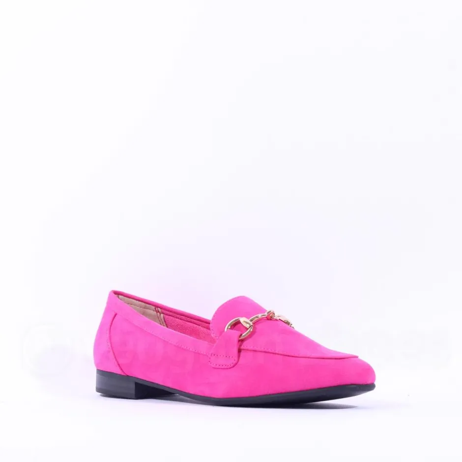 Women Marco Tozzi Sopi Slip On Buckle Loafer - Pink