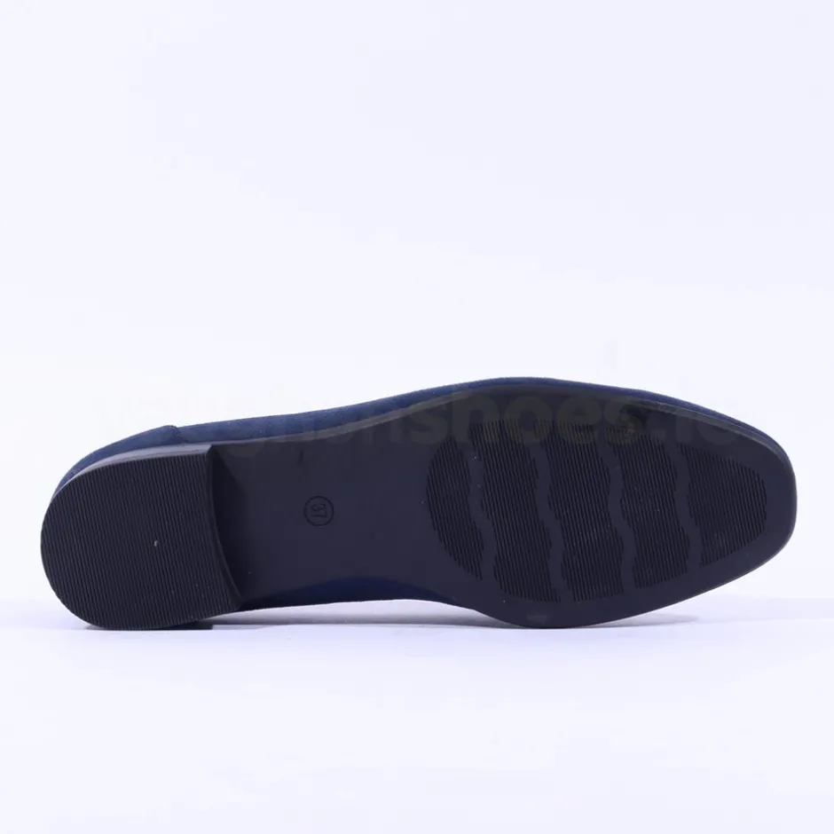 Women Marco Tozzi Sopi Slip On Buckle Loafer - Navy
