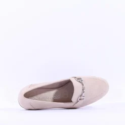 Women Marco Tozzi Sopi Slip On Buckle Loafer - Dune