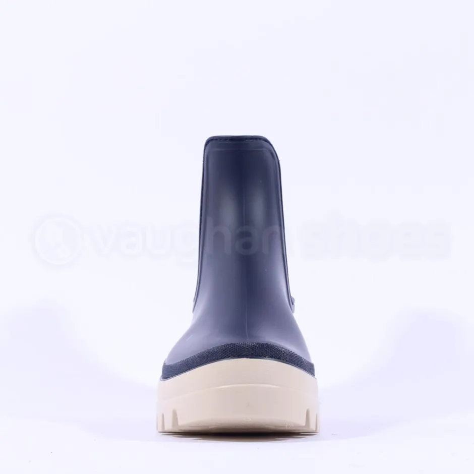 Women Igor Soul Chunky Sole Rain Ankle Boot - Navy Cream