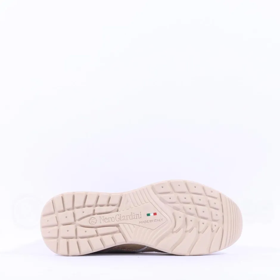 Women NeroGiardini Sporty Mesh Trainer - Gold Orange