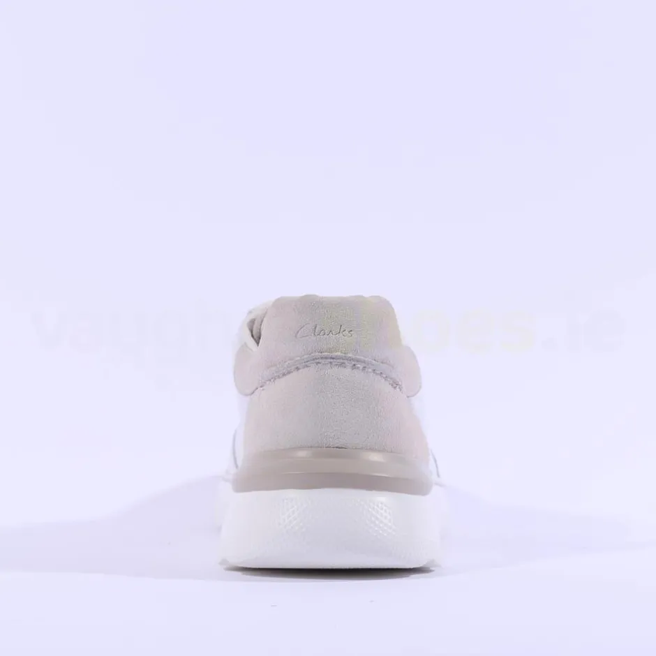 Clarks Men Sprintlite Lace - White Combi Leather