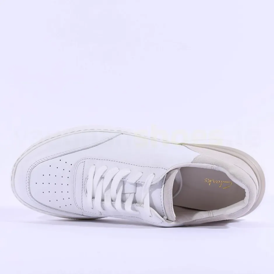 Clarks Men Sprintlite Lace - White Combi Leather