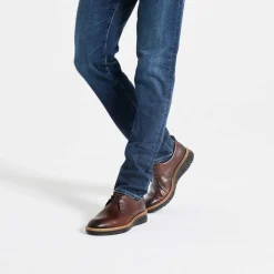Ecco Men St1 Hybrid Laced - Cognac Leather