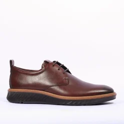 Ecco Men St1 Hybrid Laced - Cognac Leather