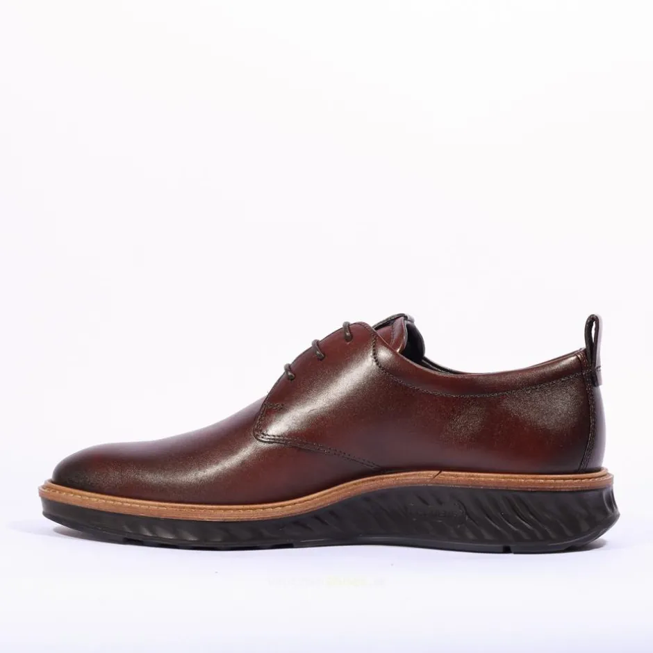 Ecco Men St1 Hybrid Laced - Cognac Leather