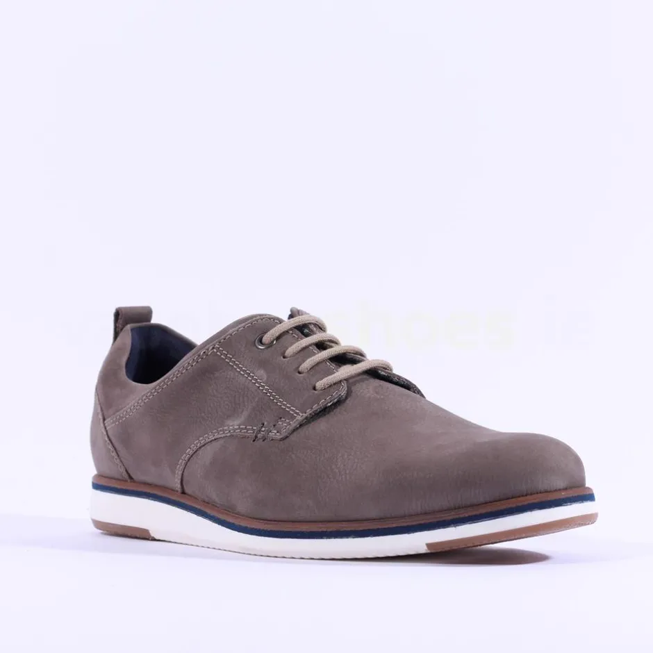 Dubarry Men Stafford Laced Casual Shoe - Grey Nubuck