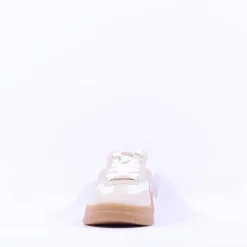 Women S.Oliver Stella Platform Gumsole Trainer - Cream Combi