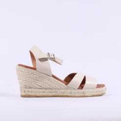 Women Oh My Sandals Strap Slingback Espadrille - Cream