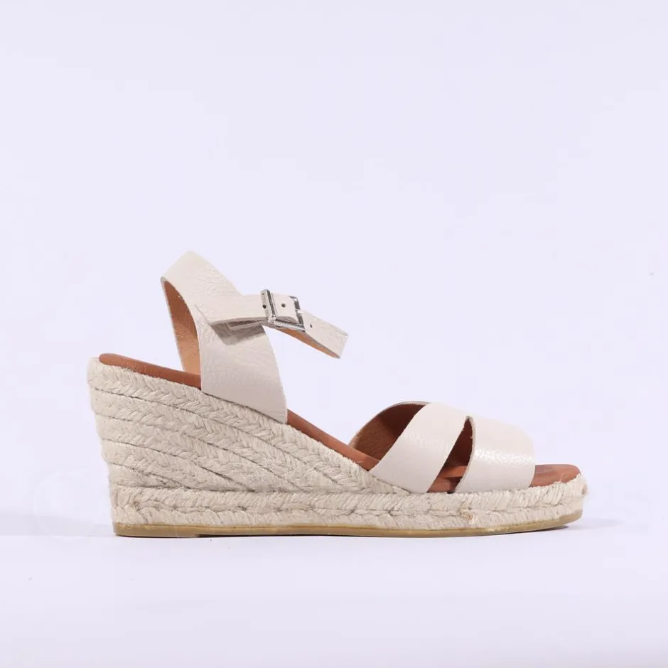 Women Oh My Sandals Strap Slingback Espadrille - Cream