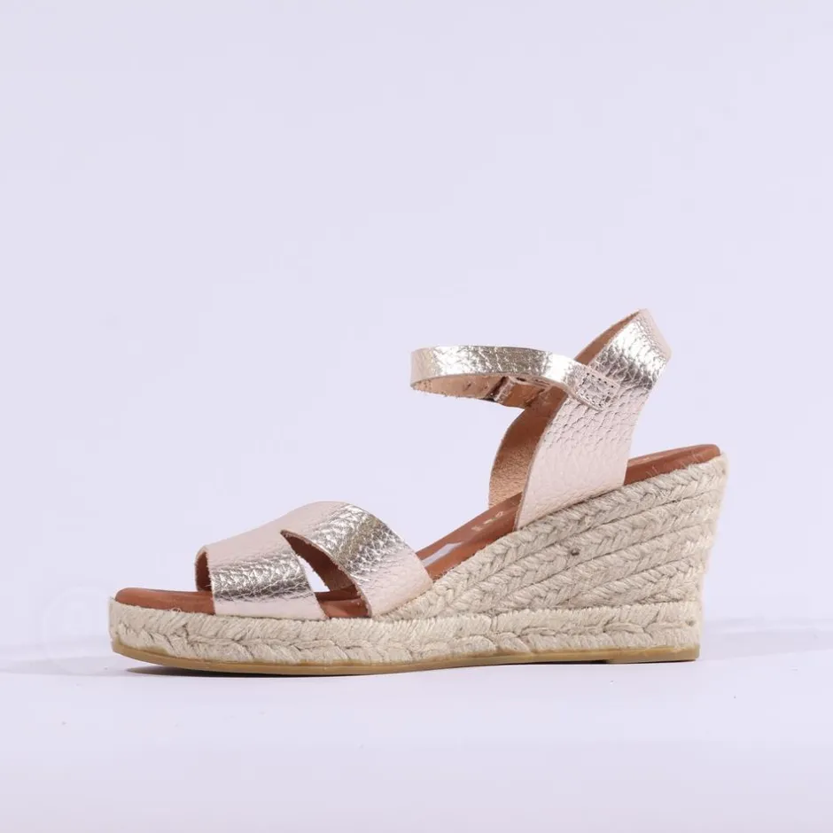 Women Oh My Sandals Strap Slingback Espadrille - Gold