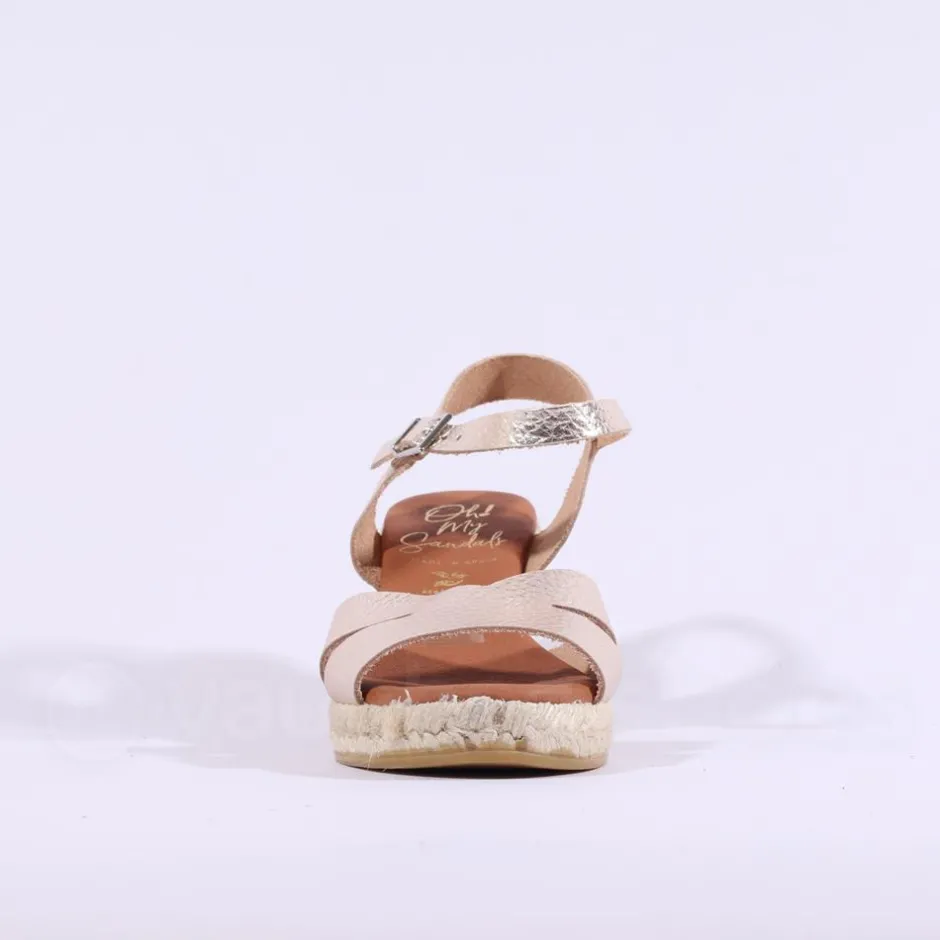 Women Oh My Sandals Strap Slingback Espadrille - Gold