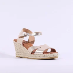 Women Oh My Sandals Strap Slingback Espadrille - Gold