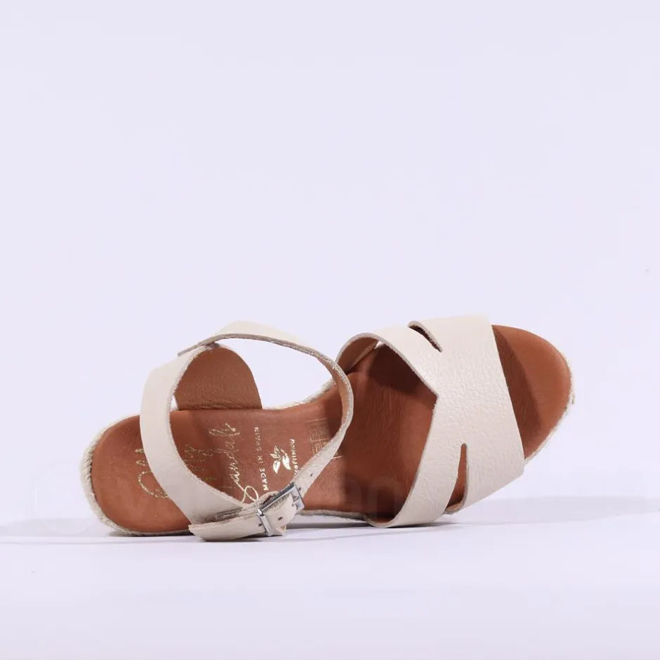 Women Oh My Sandals Strap Slingback Espadrille - Cream