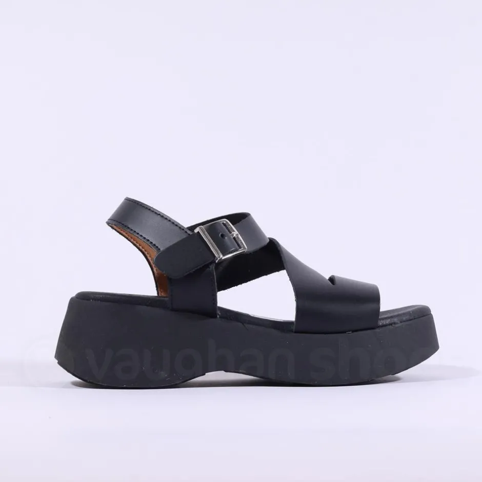 Women Oh My Sandals Strappy Platform Sandal - All Black