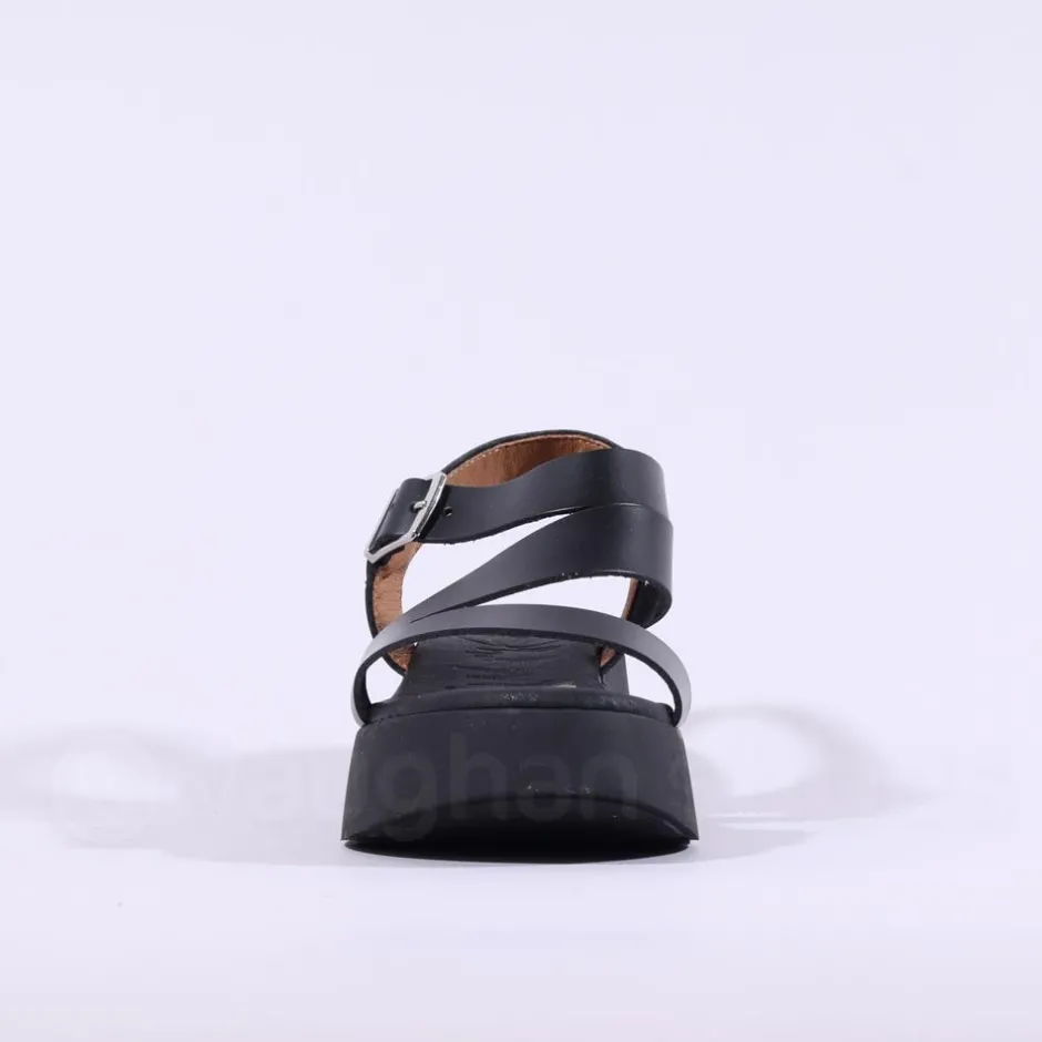 Women Oh My Sandals Strappy Platform Sandal - All Black