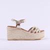 Women Oh My Sandals Straps Platform Espadrille - Gold