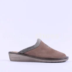 Women Nordikas Women Suede Mule House Slipper - Taupe Suede