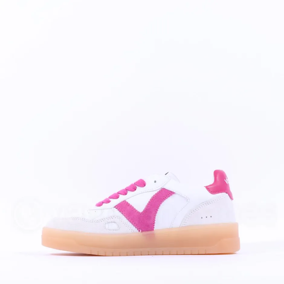 Women Victoria Suel Gum Sole Platform Trainer - Fuchsia