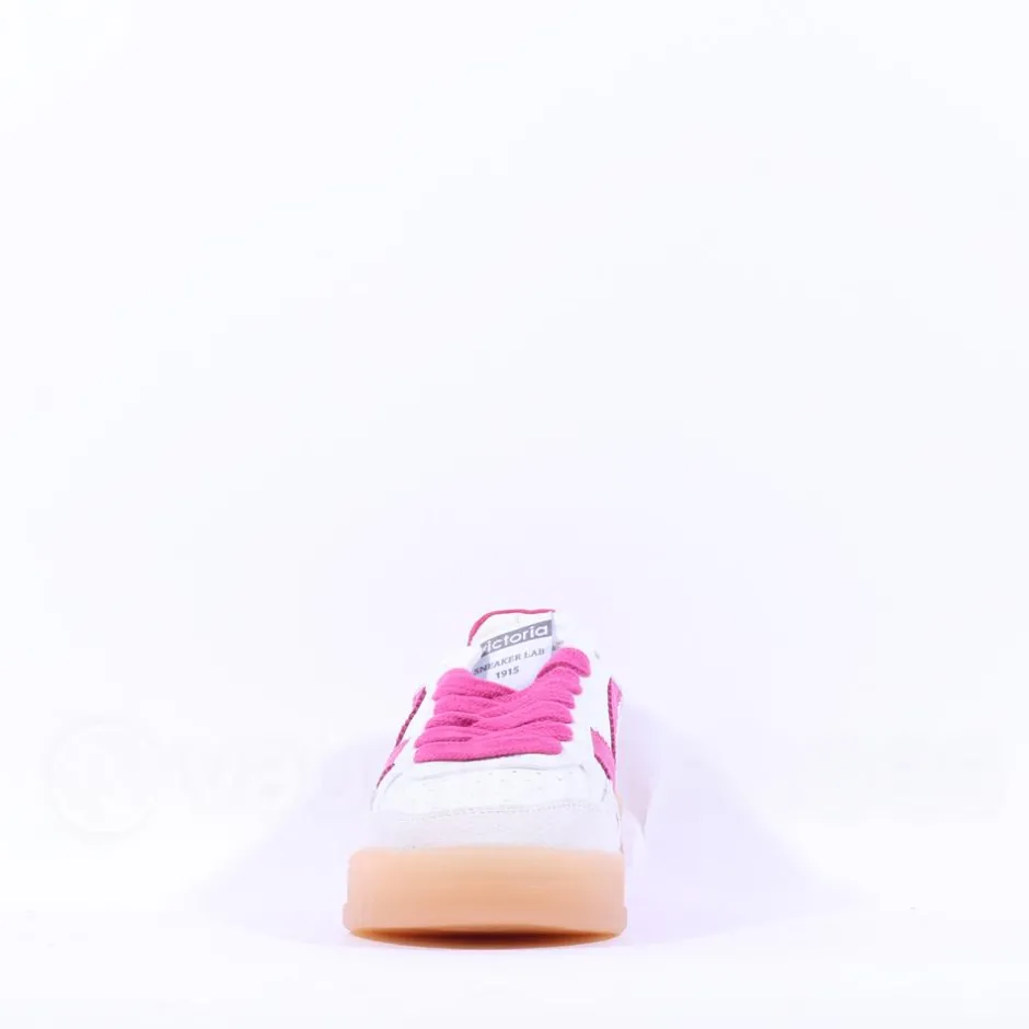 Women Victoria Suel Gum Sole Platform Trainer - Fuchsia