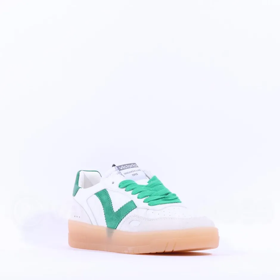 Women Victoria Suel Gum Sole Platform Trainer - Verde
